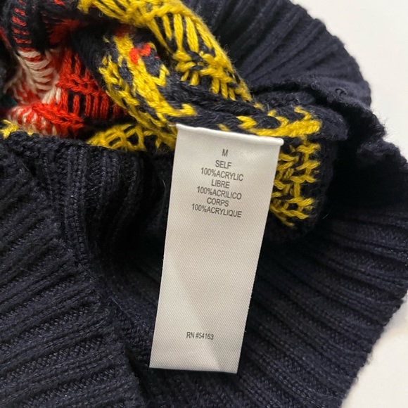 Jessica Simpson Women’s Western Boho Print  Long Sleeve Knit Sweater Dress M - Picture 14 of 16